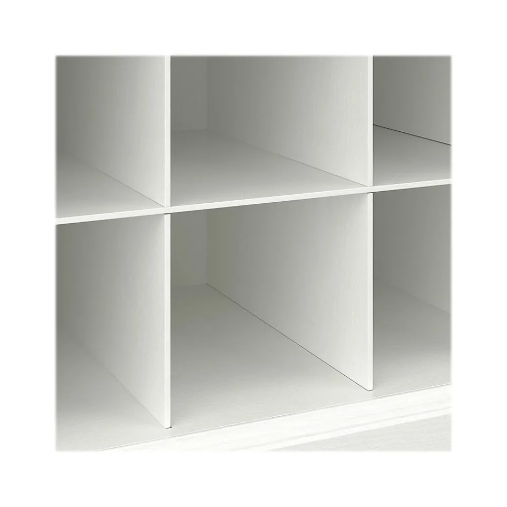 Storage Cabinets*Bush Furniture Woodland 24W Hall Tree and Small Shoe Bench with Shelves, White Ash (WDL008WAS)
