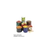Cambro 1 1/2 Qt. Black Crock with Lid, 4 1/3" H x 7" W x 6 2/3" D, Black (CP15110)