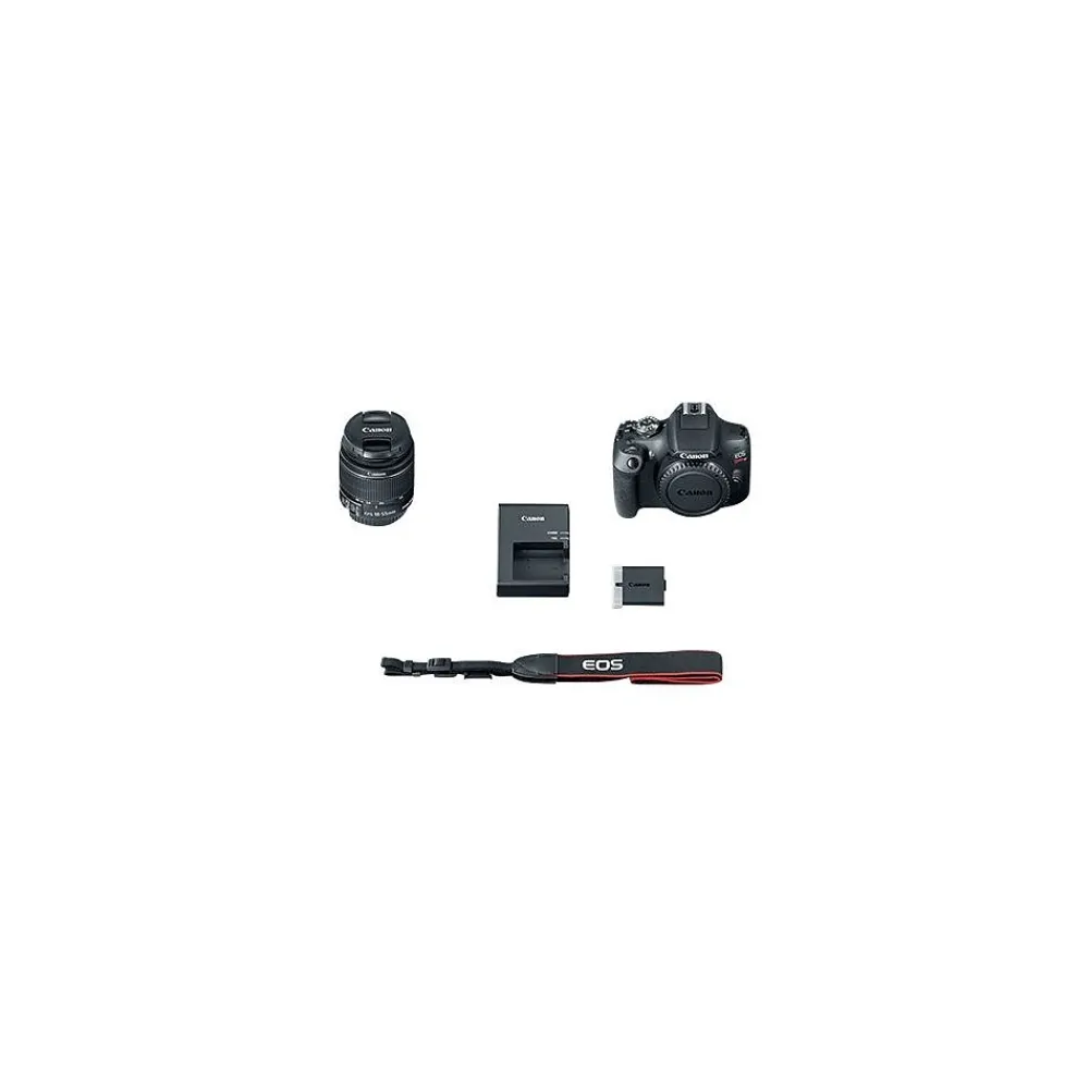 Canon EOS Rebel T7 24.1 Megapixels Digital Camera, 3X Optical Zoom, Black (2727C002)
