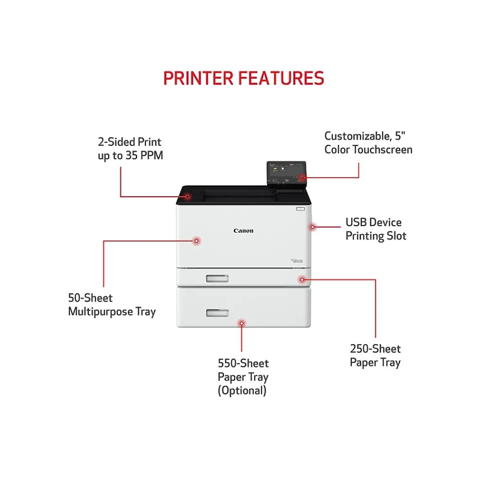 Canon imageCLASS LBP674Cdw Wireless Color Laser Printer (5456C006)