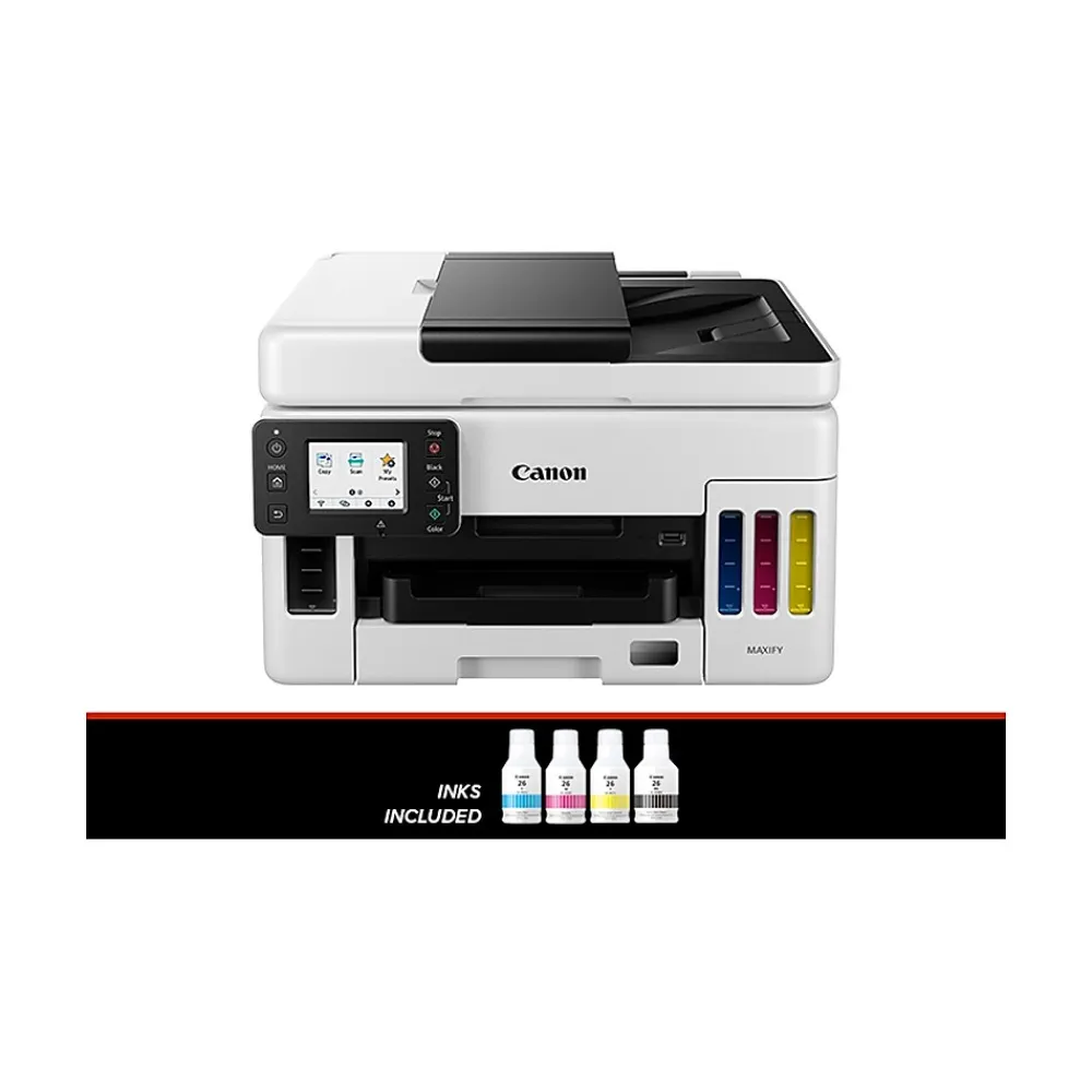 Canon MegaTank MAXIFY GX6021 Wireless Color All-in-One Inkjet Printer (4470C037)