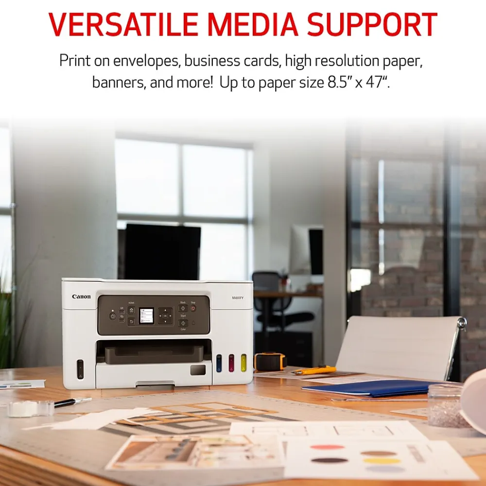 Canon MegaTank MAXIFY GX3020 Wireless Color All-in-One Inkjet Printer (5777C002)