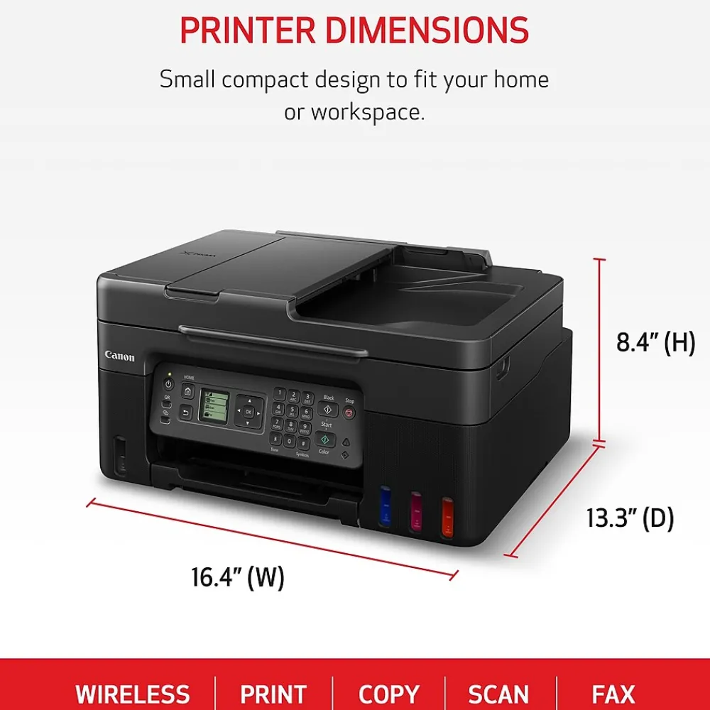 Canon MegaTank PIXMA G4270 Wireless Color All-in-One Inkjet Printer (5807C002)