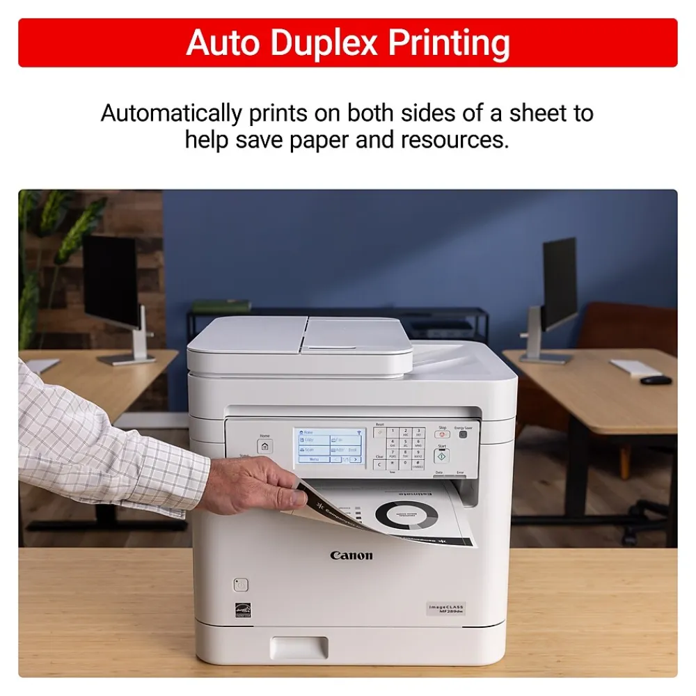 Canon MF289dw Laser Wireless Color Laser Printer, All-In-One, Print, Scan, Copy, Fax (6354C005)
