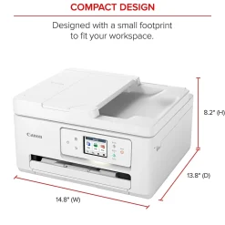 Canon PIXMA TR7820 Inkjet Printer, All-in-One, Print, Scan, Copy (6258C002)
