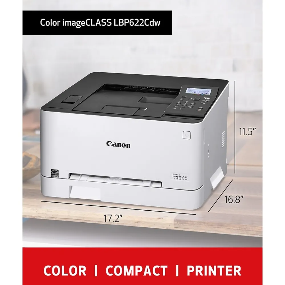 Canon Color imageCLASS LBP622Cdw Wireless Color Laser Printer