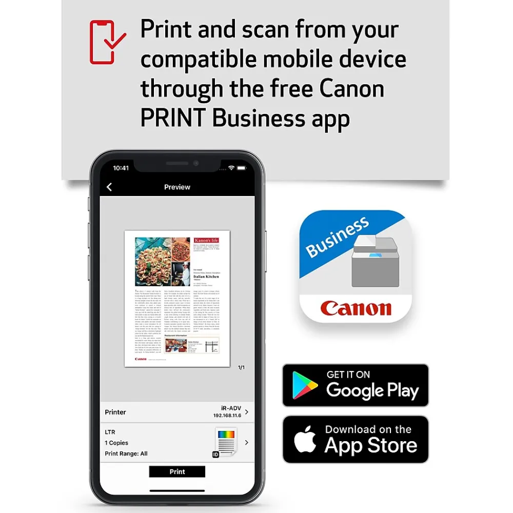 Canon imageCLASS D1620 Wireless Monochrome Multifunction Laser Printer (2223C024)