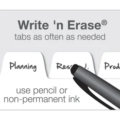 Dividers|Cardinal Write & Erase Paper Dividers, 5-Tab, White (CRD84270CB)