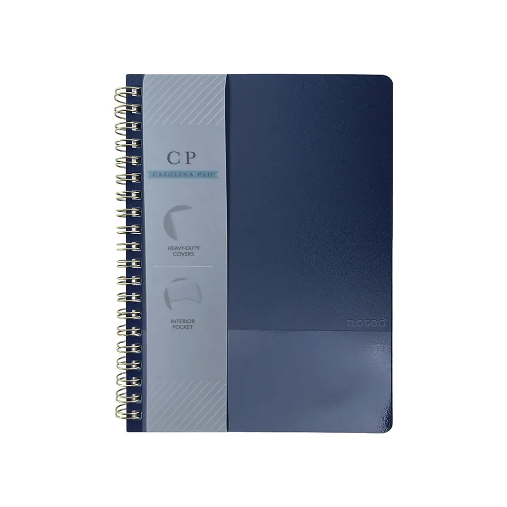 Notebooks|Carolina Pad Notebook, 5.25" x 7", College-Ruled, 100 Sheets, Assorted Colors (35073)