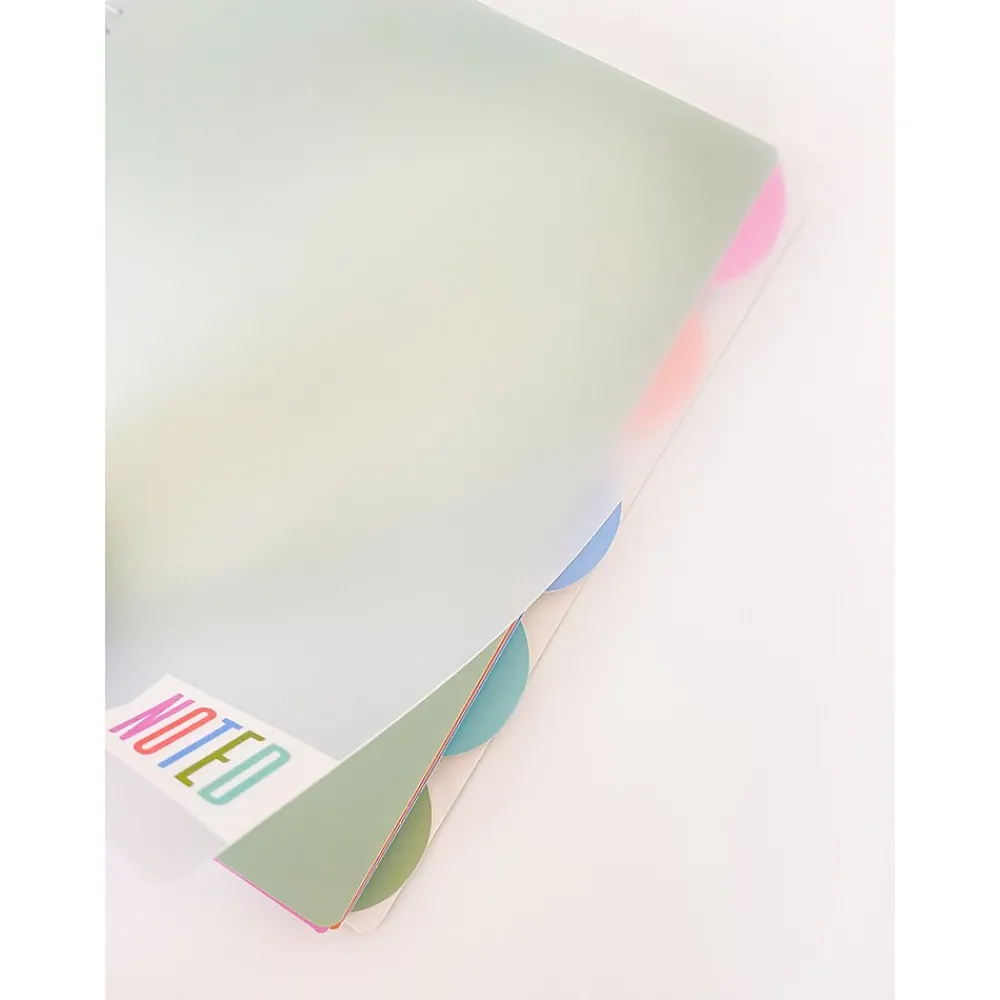 Subject Notebooks|Carolina Pad Noted Premium 5-Subject Subject Notebooks, College Ruled, 150 Sheets, Assorted Colors (17514)