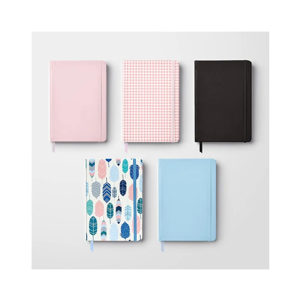 Journals|Carpe Diem Ballerina Pink Journal, 5.24" x 8.27", Wide-Ruled, 192 Pages (9370-CD)