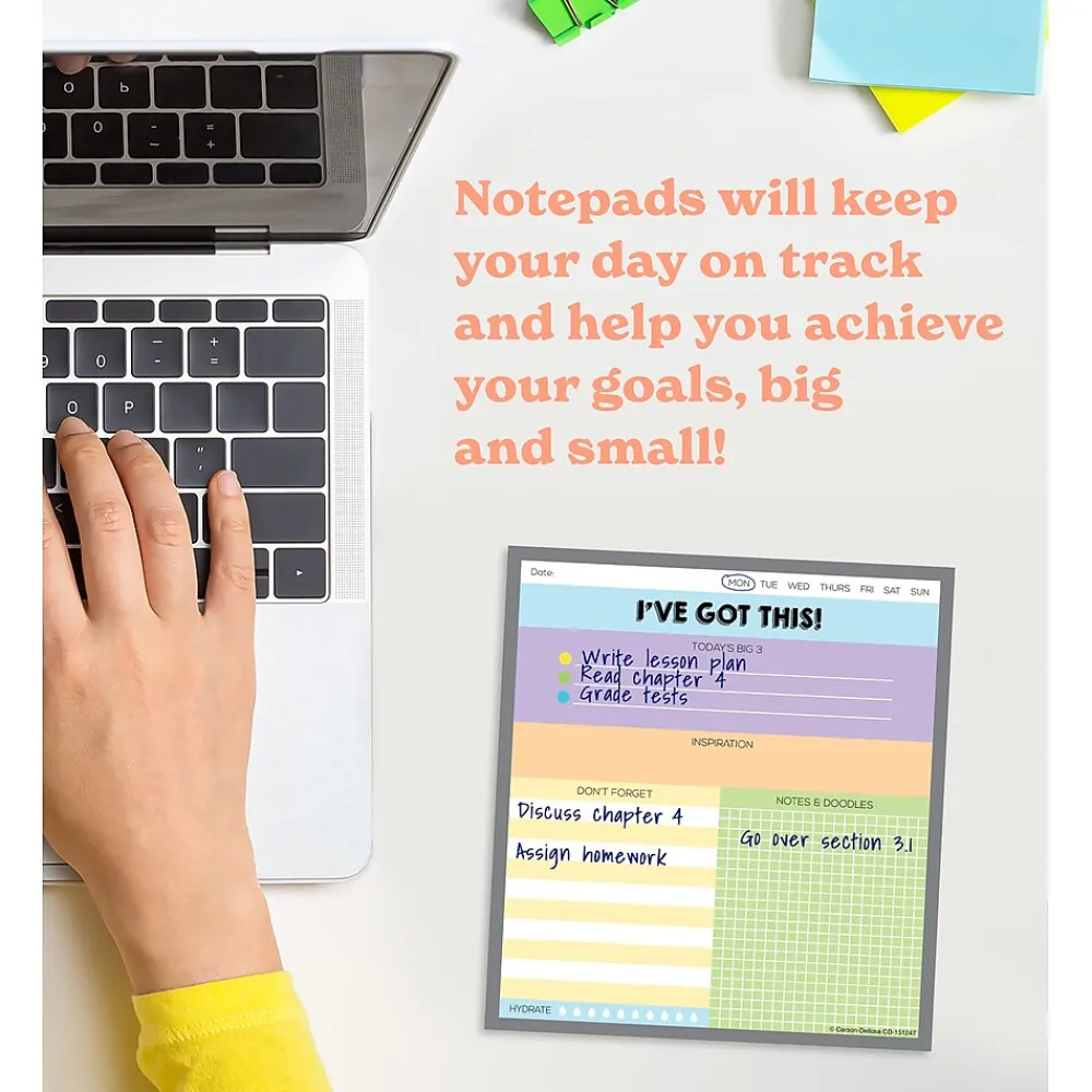 Classroom Paper*Carson-Dellosa I've Got This! Notepad Set, Multicolored (145400)