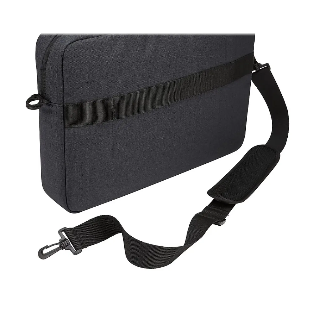 Huxton Laptop Attache, Black Polyester (3204653)<Case Logic Clearance