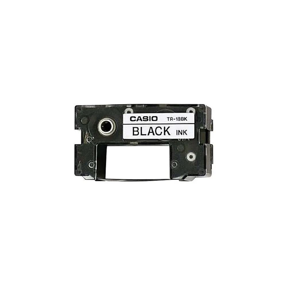 Casio Black Thermal Transfer Printer Ribbon, 3/Pack (TR-18BK-3P)