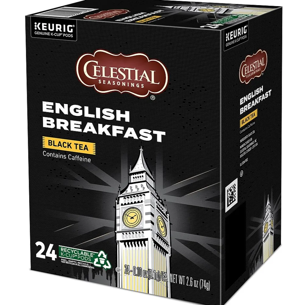 Celestial Seasonings Breakfast Blend Black Tea, Keurig® K-Cup® Pods, 24/Box (14731)