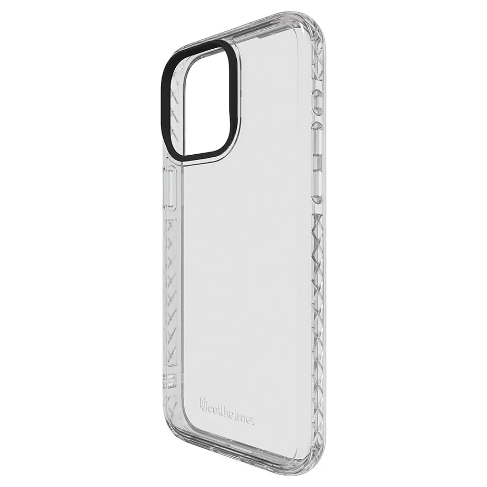 cellhelmet Altitude X Series Phone Case for iPhone 15 Pro Max (6.7"), Crystal Clear (C-ALT-i15-6.7PROMAX-CC)