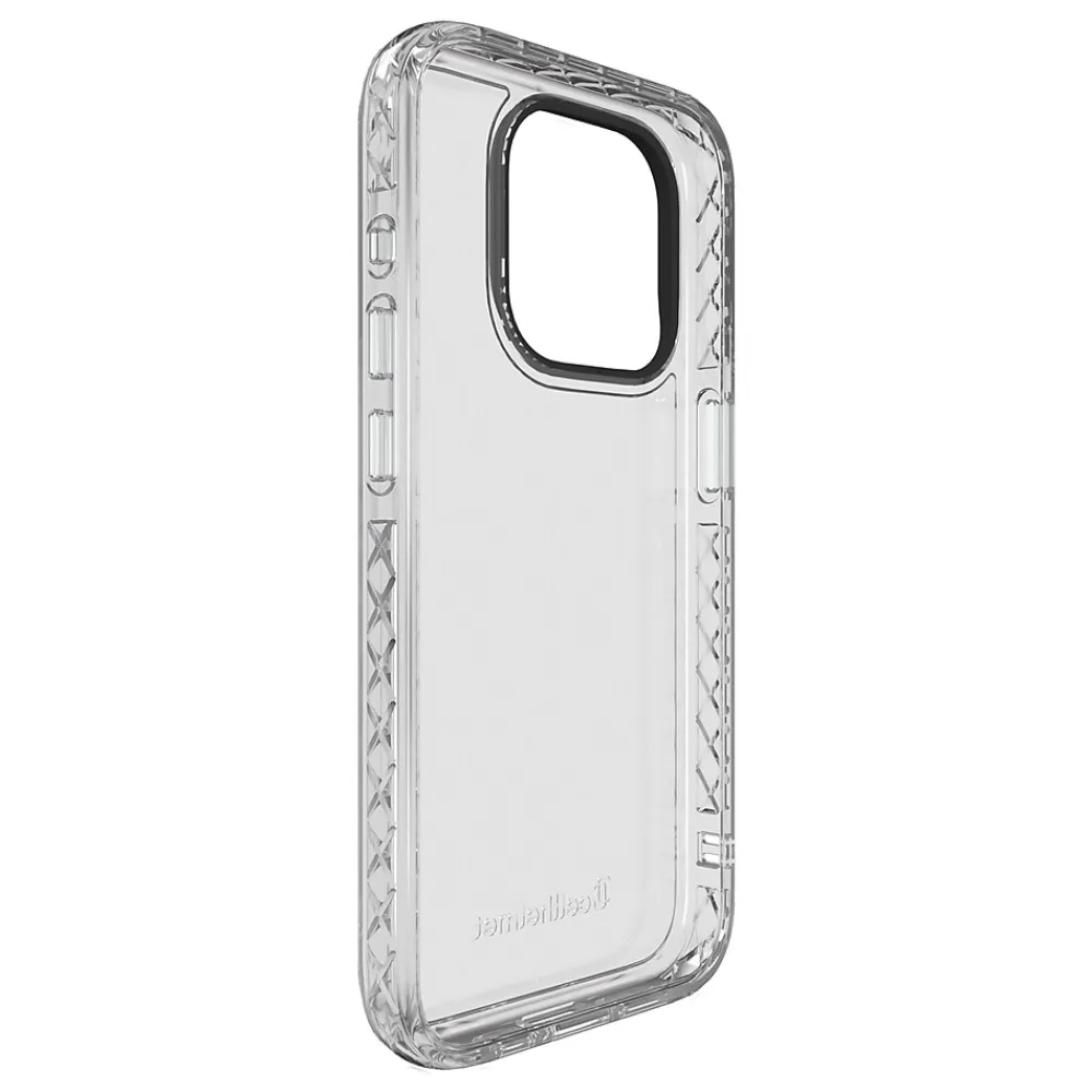 cellhelmet Altitude X Series Phone Case for iPhone 15 Pro (6.1"), Crystal Clear (C-ALT-i15-6.1PRO-CC)