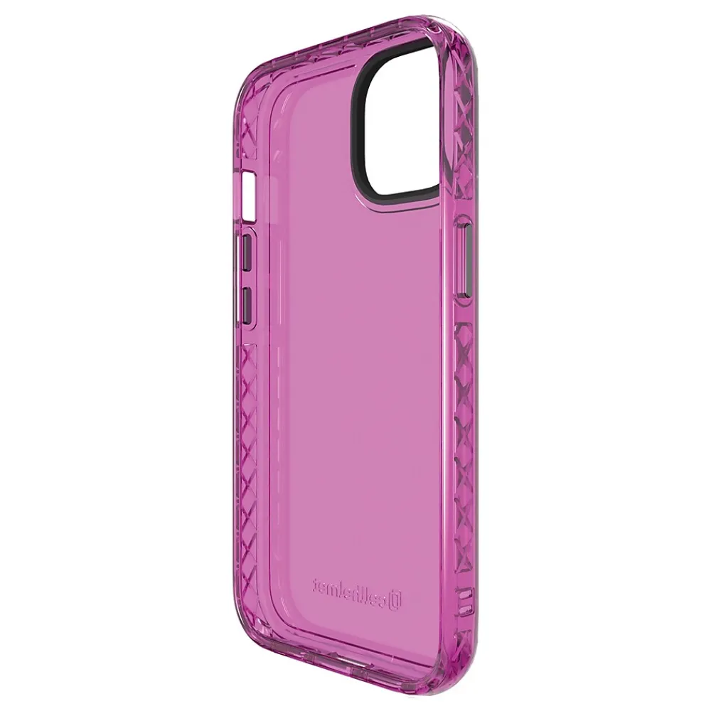 cellhelmet Altitude X Series Phone Case for iPhone 15 (6.1"), Vivid Magenta (C-ALT-i15-6.1-MAG)