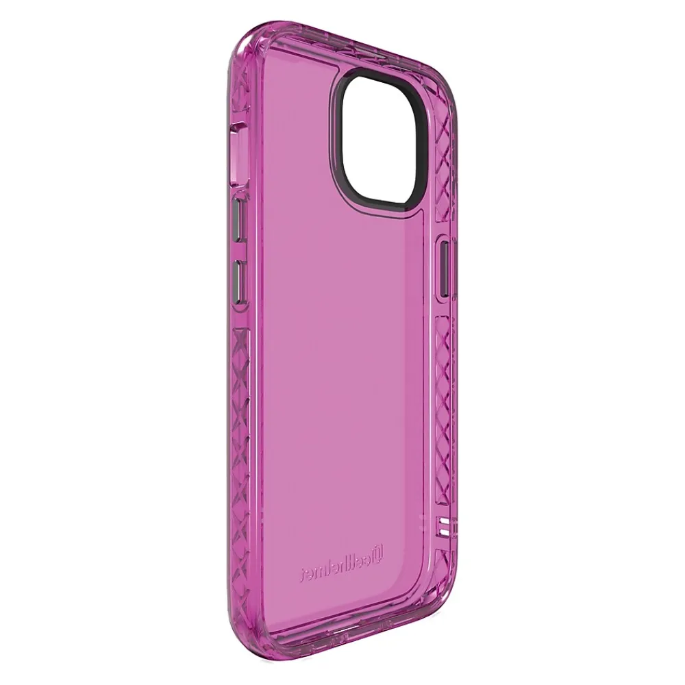cellhelmet Altitude X Series Phone Case for iPhone 15 (6.1"), Vivid Magenta (C-ALT-i15-6.1-MAG)