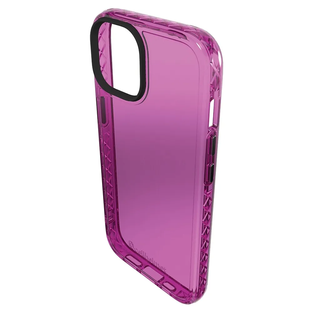 cellhelmet Altitude X Series Phone Case for iPhone 15 (6.1"), Vivid Magenta (C-ALT-i15-6.1-MAG)