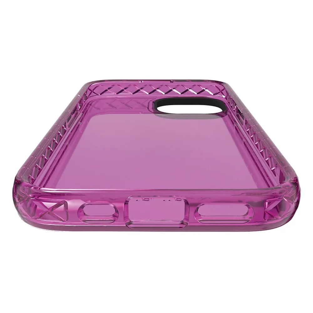 cellhelmet Altitude X Series Phone Case for iPhone 15 (6.1"), Vivid Magenta (C-ALT-i15-6.1-MAG)