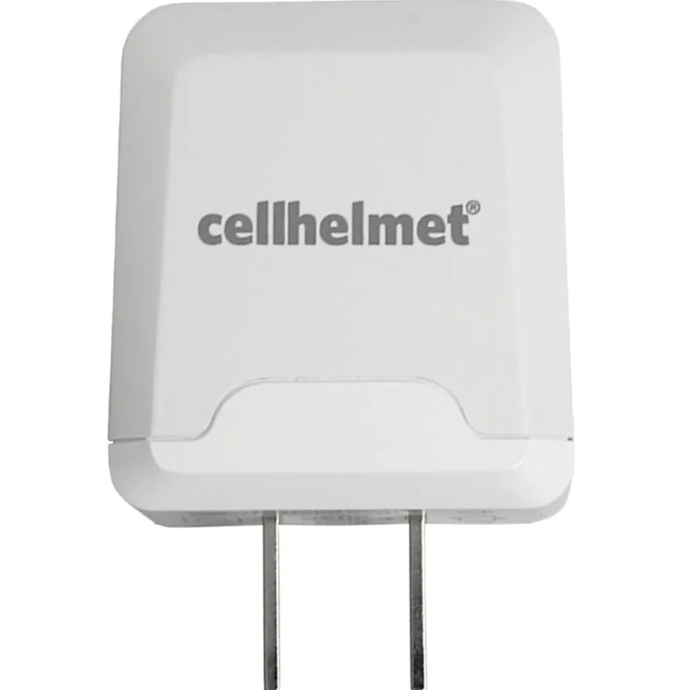 2.1-Amp Single-USB Wall Charger with USB-A to Lightning Flat Cable, 3 Feet (WALL-2.1/1+F-LIGHT-3-W)<cellhelmet Online