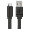 2.4-Amp Single-USB Car Charger with USB-A to Micro USB Flat Cable, 3 Feet (CAR-2.4/1+F-MICRO-3-B)<cellhelmet Hot