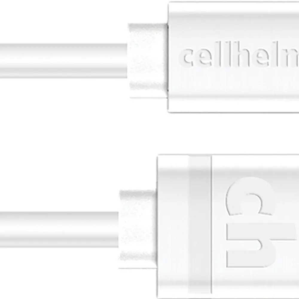 cellhelmet Charge and Sync USB-A to Lightning Round Cable, 10 Feet (CABLE-R-LIGHT-10-W)