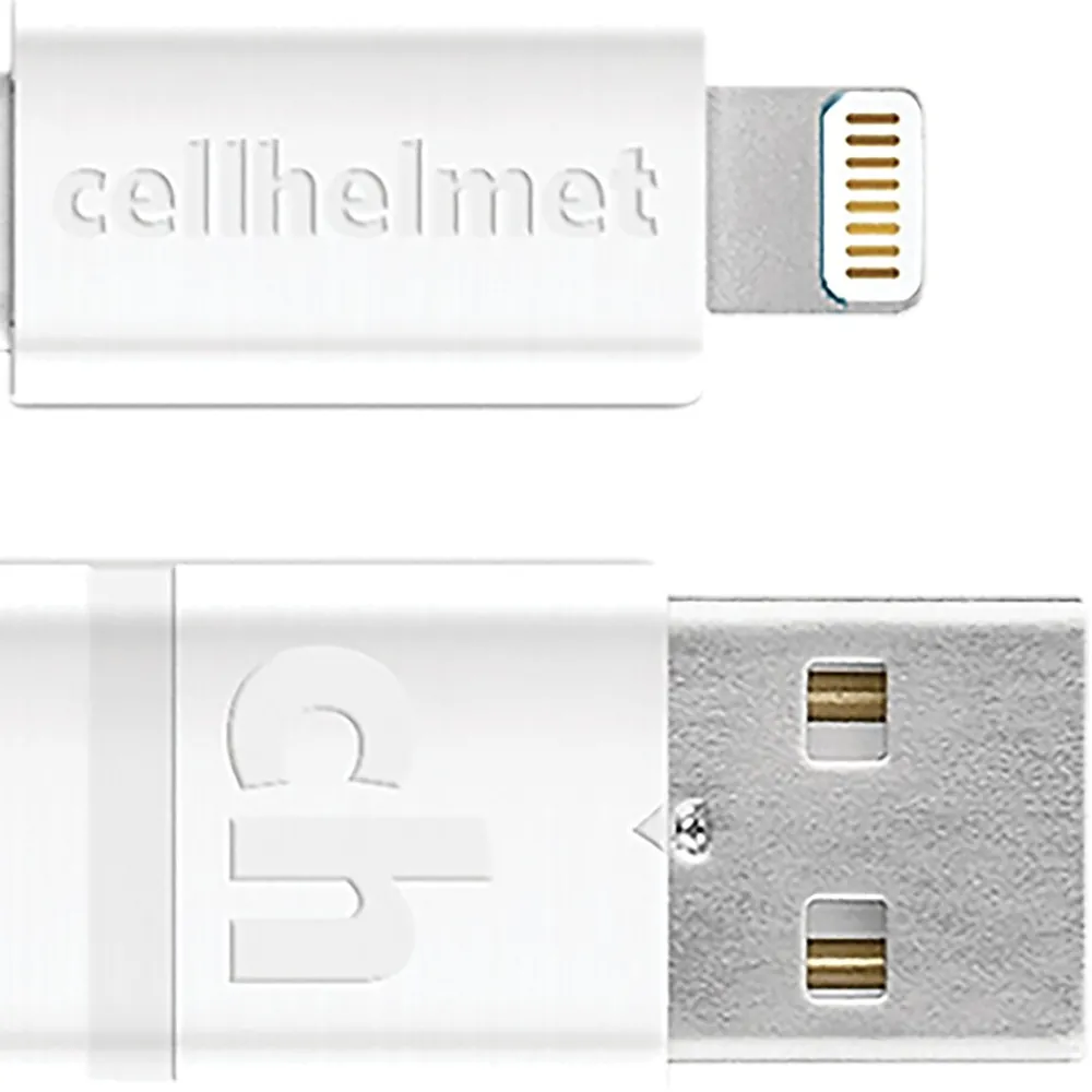 Charge and Sync USB-C to Lightning Flat Cable, 6 Feet (CABLE-F-LIGHT-6-W)<cellhelmet Online