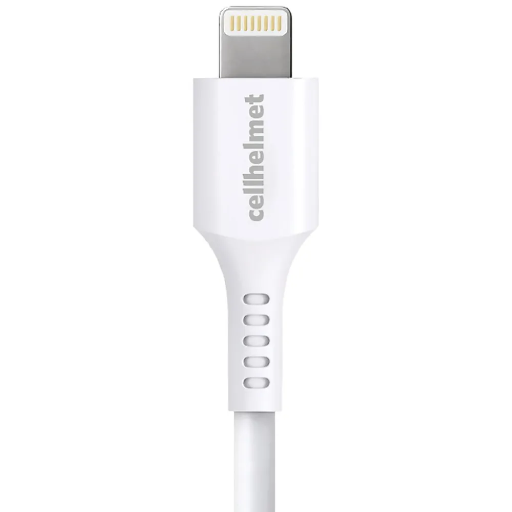 Charge and Sync USB-A to Lightning Round Cable, 10' (CABLE-LIGHT-A-10-R-W)<cellhelmet New