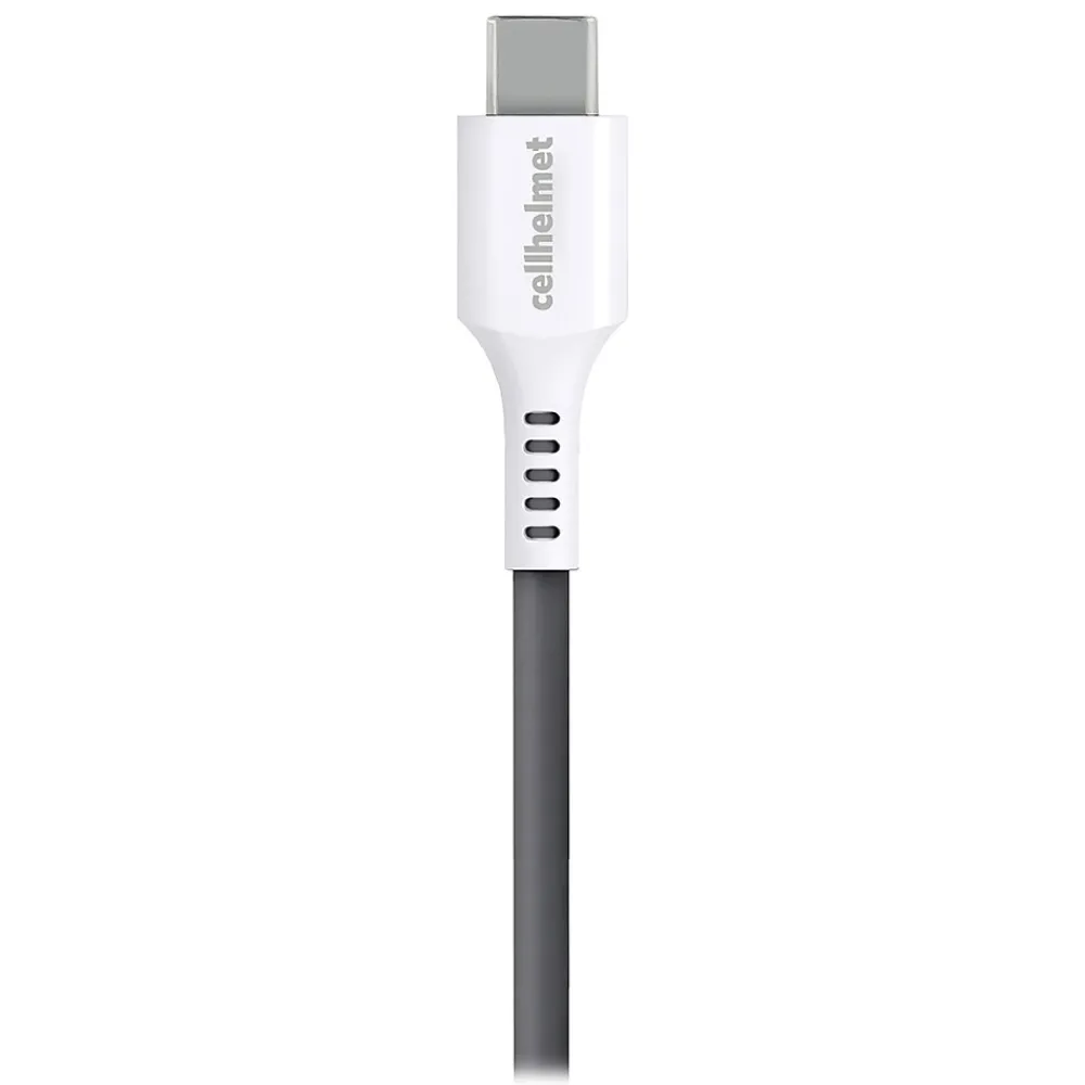 Charge and Sync USB-C to USB-C Round Cable, 6' (CABLE-C-C-6-R-G)<cellhelmet New