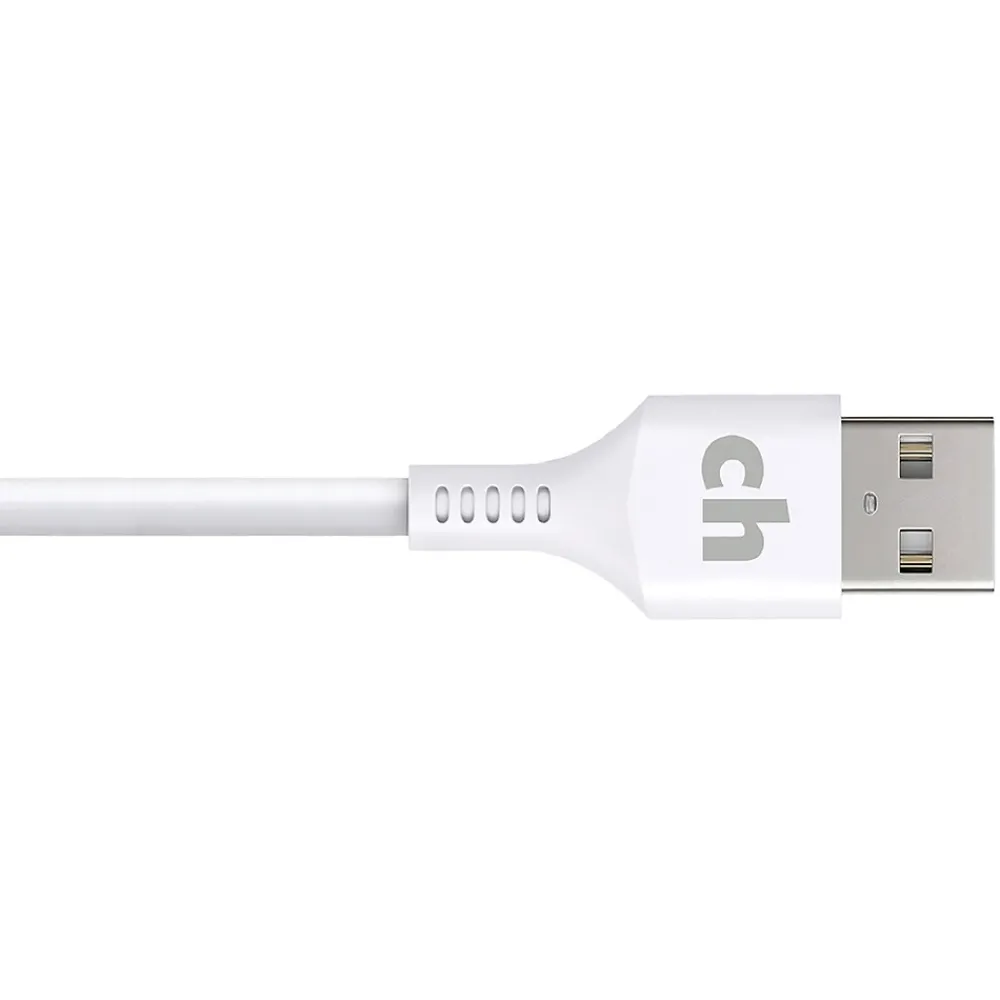 Charge and Sync USB-A to Lightning Round Cable, 3' (CABLE-LIGHT-A-3-R-W)<cellhelmet Online