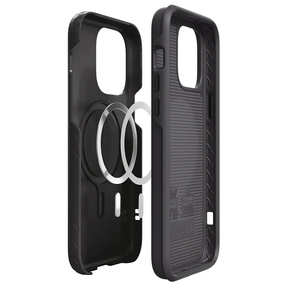 cellhelmet Fortitude Pro Series MagSafe Phone Case for iPhone 14 Pro Max, Onyx Black (CHELFRTI1467B)