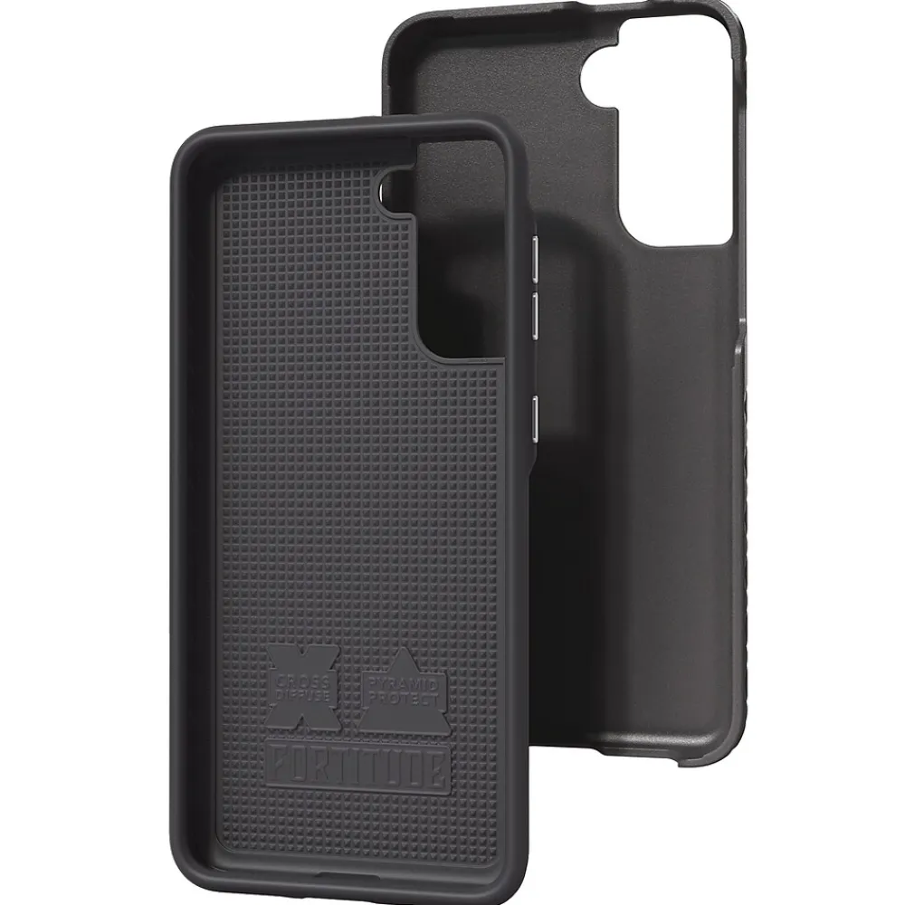 cellhelmet Fortitude Rugged Case for Samsung Galaxy S21 Plus, Shock Absorbing, Black (CHELFRTS2167OB)