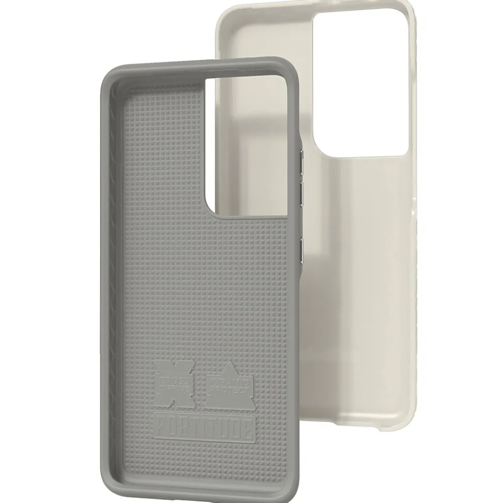 cellhelmet Fortitude Rugged Case for Samsung Galaxy S21 Ultra, Shock Absorbing, Gray (CHELFRTS2168GR)