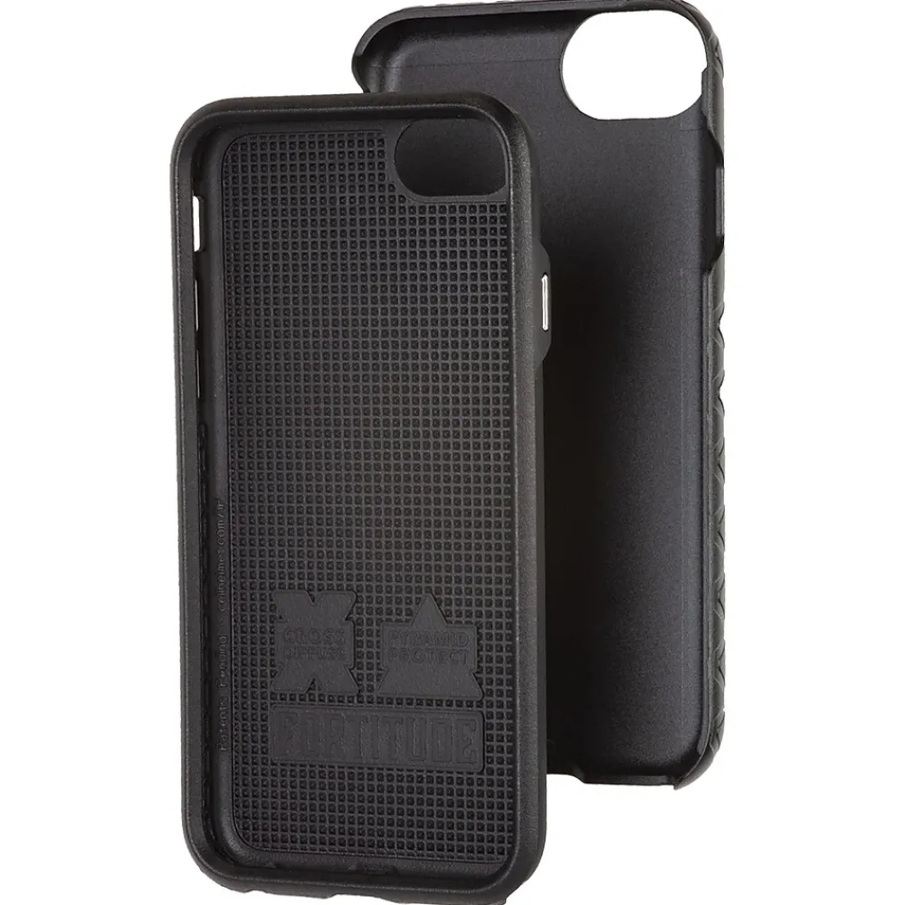 cellhelmet Fortitude Rugged Case for iPhone 6/6S/7/8, Shock Absorbing, Black (CHELCHPCFOI8OB)
