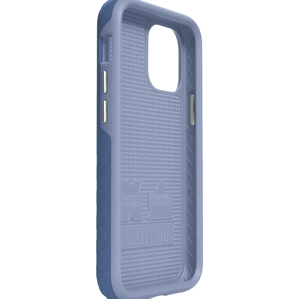 cellhelmet Fortitude Rugged Case for iPhone 12 mini, Shock Absorbing, Blue (CHELCFORTI54SB)