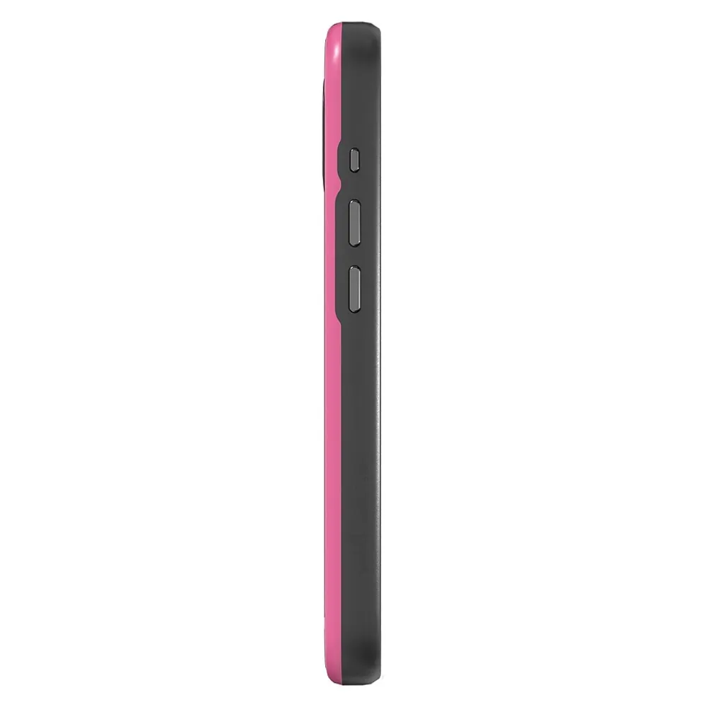 cellhelmet Fortitude Series Magsafe Phone Case for iPhone 15 Pro (6.1"), Vivid Magenta (C-FORT-i15-6.1PRO-MAG)