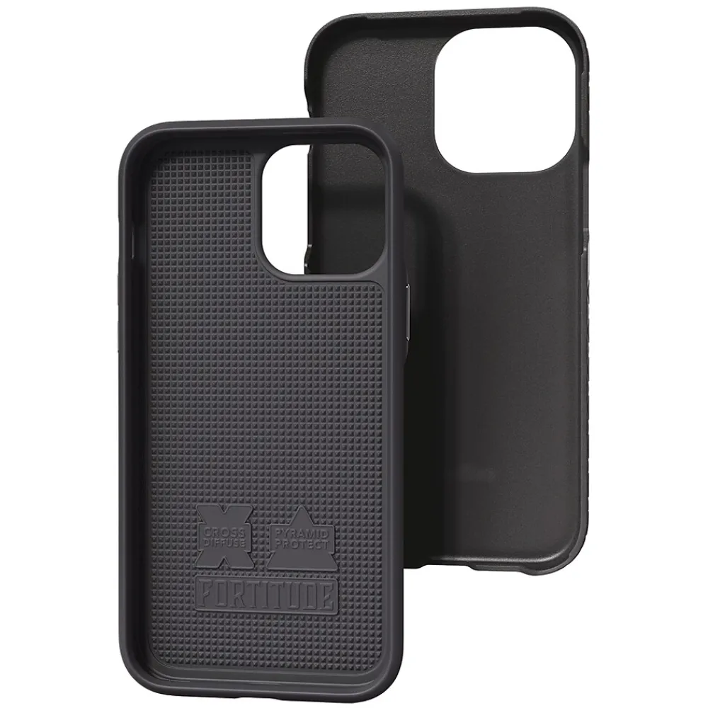 cellhelmet Fortitude Series Phone Case for iPhone 13 Pro Max, Onyx Black (C-Fort-i6.7-2021-OB)