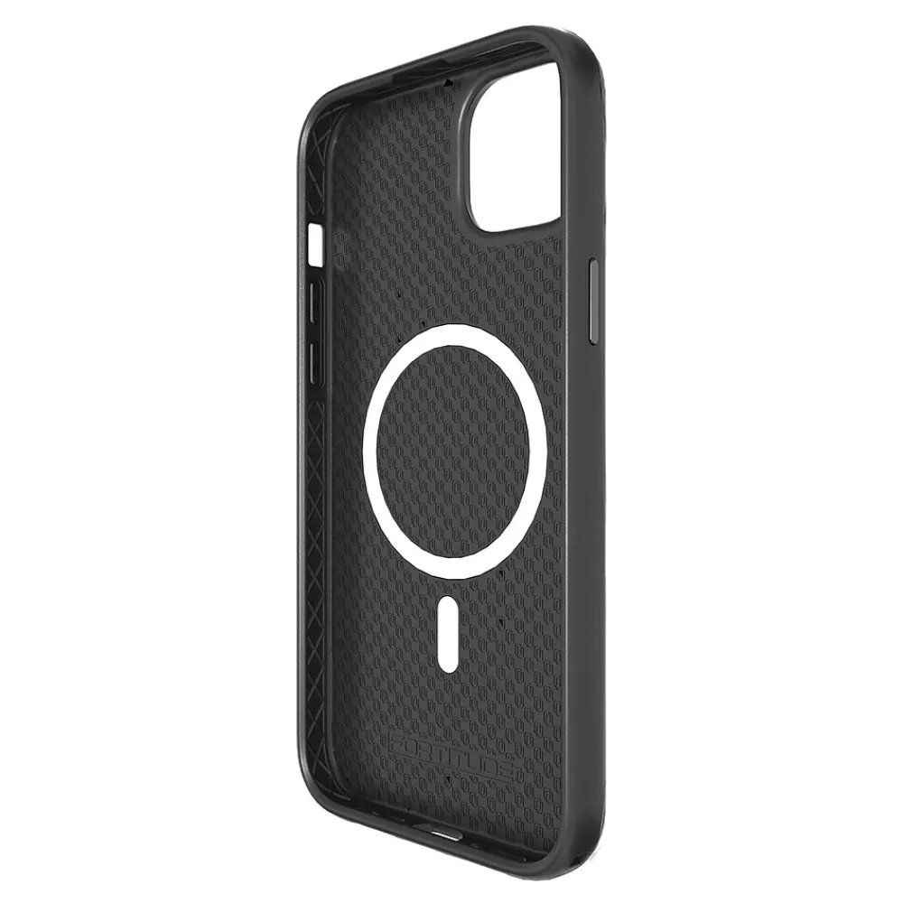cellhelmet Fortitude Series MagSafe Phone Case for iPhone 15 Plus (6.7"), Onyx Black (C-FORT-i15-6.7PLUS-OB)