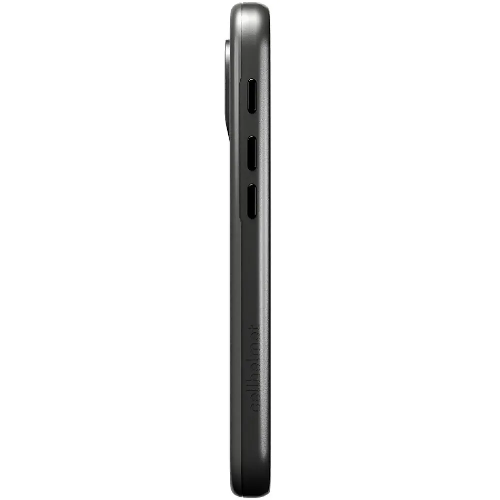 cellhelmet Fortitude Series MagSafe Phone Case for iPhone 16 Pro, Shock Absorbing, Onyx Black (CF-106-BLK)