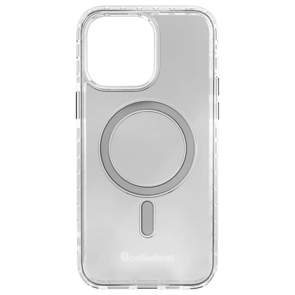 cellhelmet Magnitude Pro Series MagSafe Phone Case for iPhone 14 Pro Max, Crystal Clear (CHELMGPI1467C)