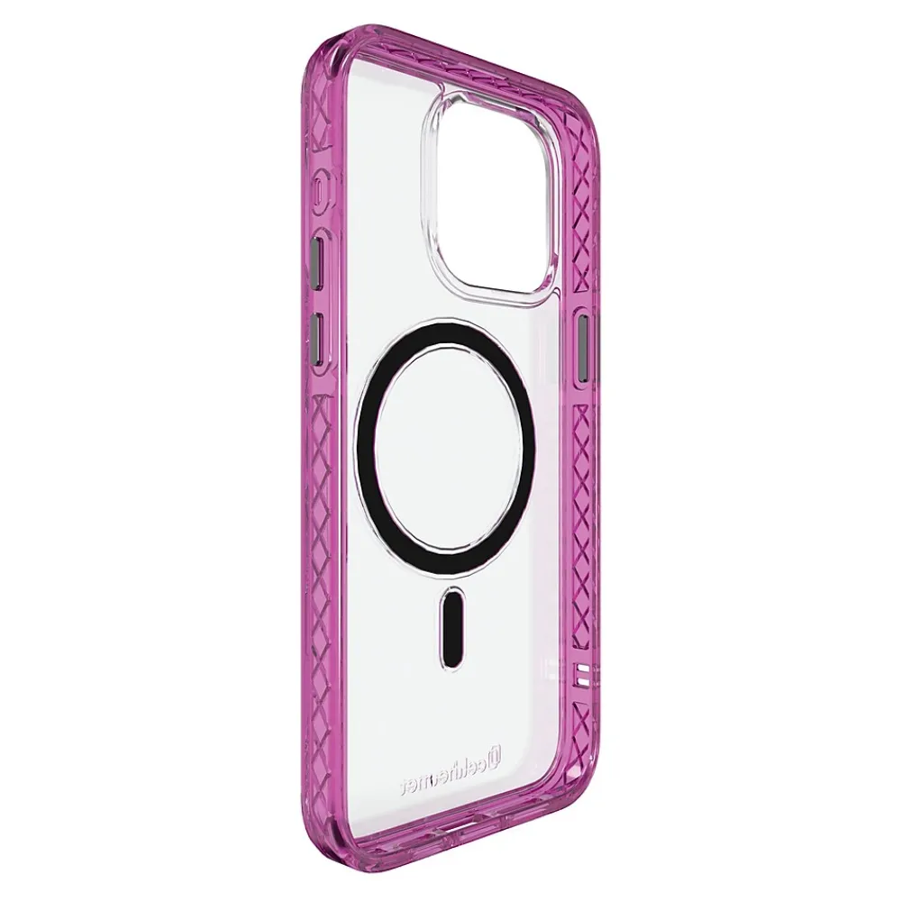 cellhelmet Magnitude Series MagSafe Phone Case for iPhone 15 Pro Max (6.7"), Vivid Magenta (C-MAG-i15-6.7PROMAX-MAG)