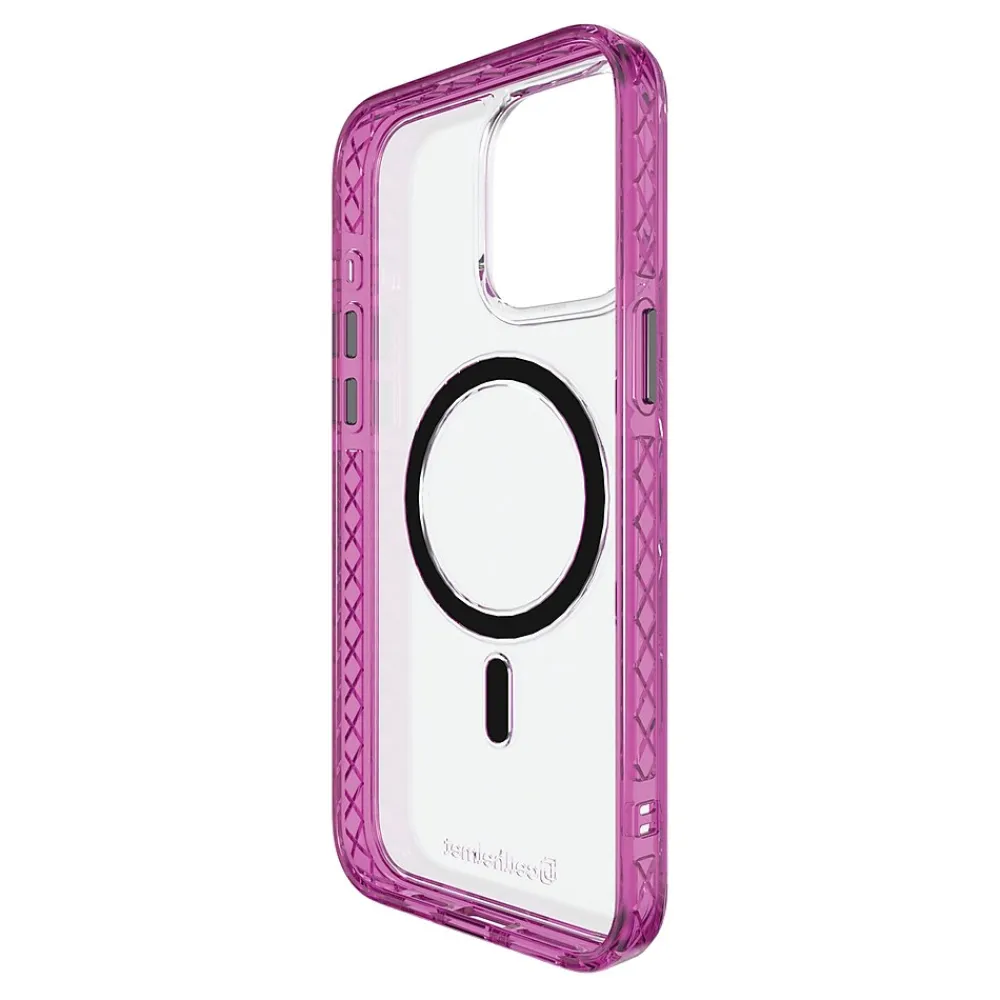 cellhelmet Magnitude Series MagSafe Phone Case for iPhone 15 Pro Max (6.7"), Vivid Magenta (C-MAG-i15-6.7PROMAX-MAG)