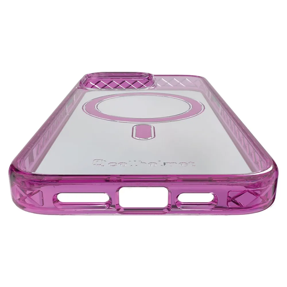 cellhelmet Magnitude Series MagSafe Phone Case for iPhone 15 Pro Max (6.7"), Vivid Magenta (C-MAG-i15-6.7PROMAX-MAG)