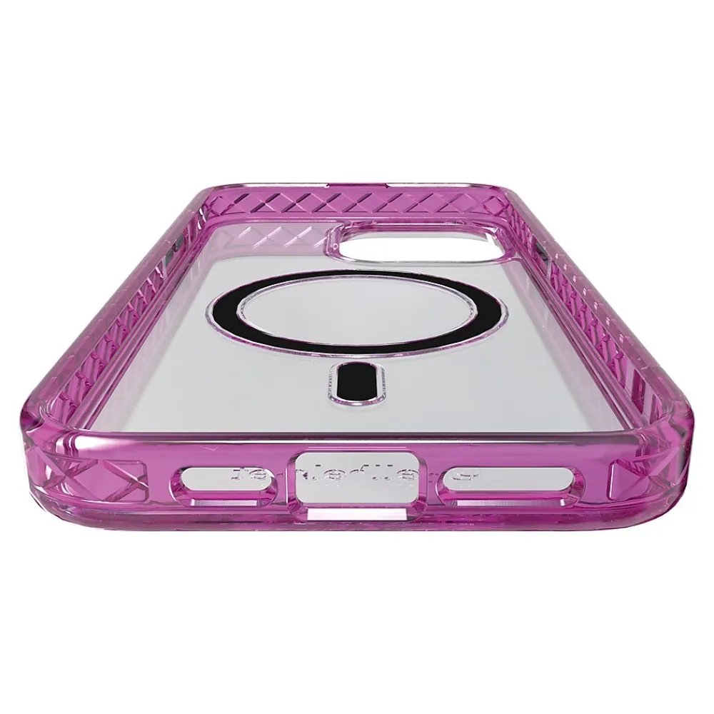 cellhelmet Magnitude Series MagSafe Phone Case for iPhone 15 Pro Max (6.7"), Vivid Magenta (C-MAG-i15-6.7PROMAX-MAG)