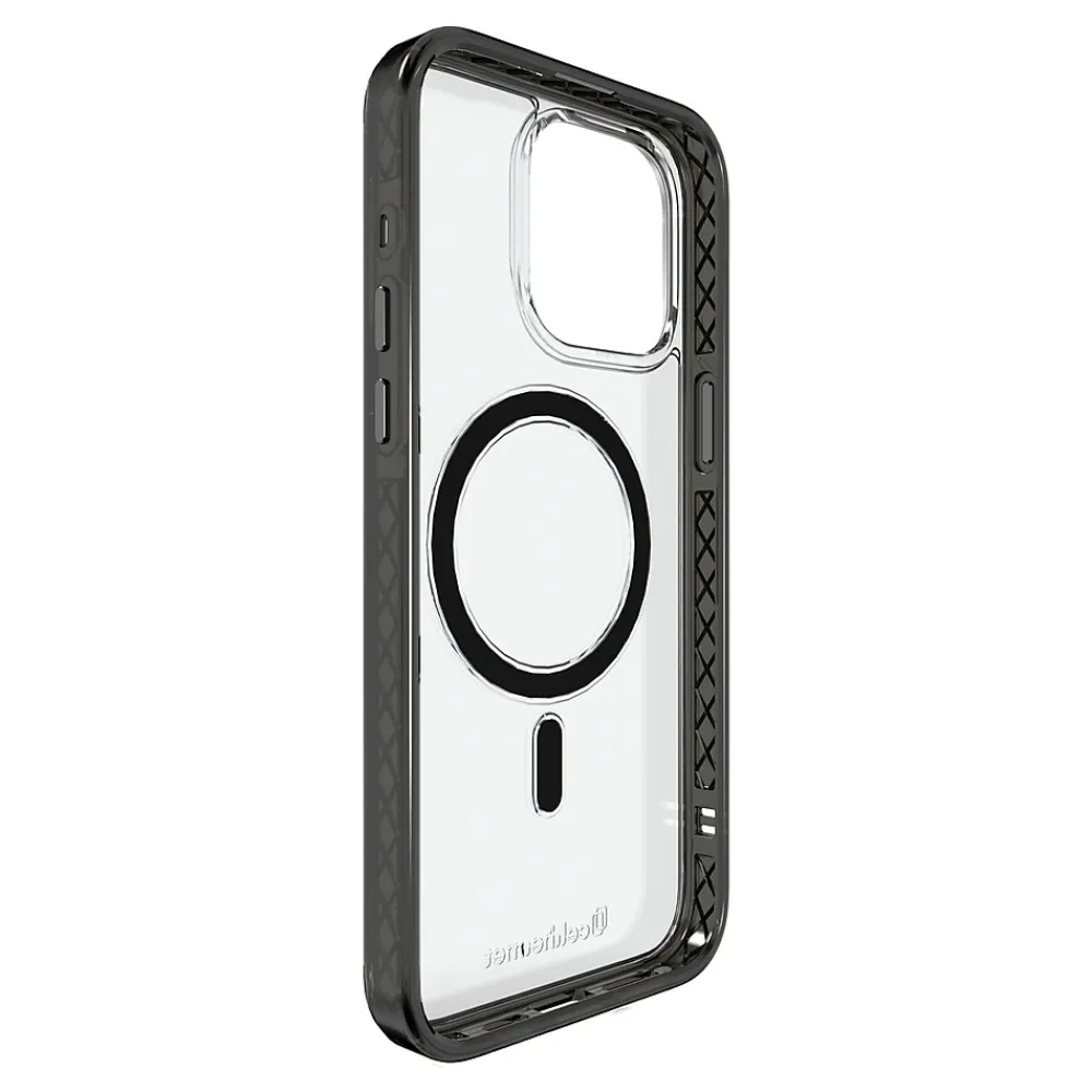 cellhelmet Magnitude Series MagSafe Phone Case for iPhone 15 Pro Max (6.7"), Onyx Black (C-MAG-i15-6.7PROMAX-OB)