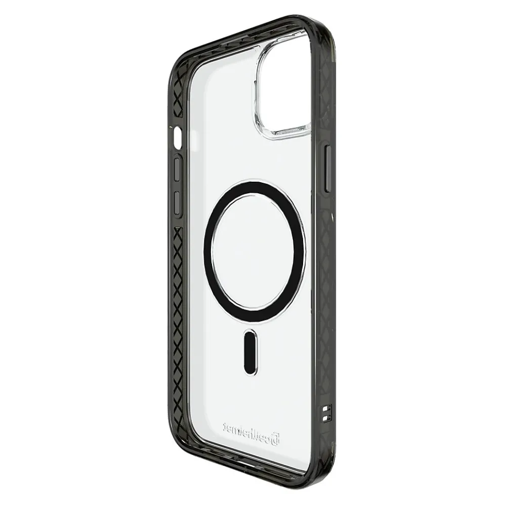 cellhelmet Magnitude Series MagSafe Phone Case for iPhone 15 Plus (6.7"), Onyx Black (C-MAG-i15-6.7PLUS-OB)