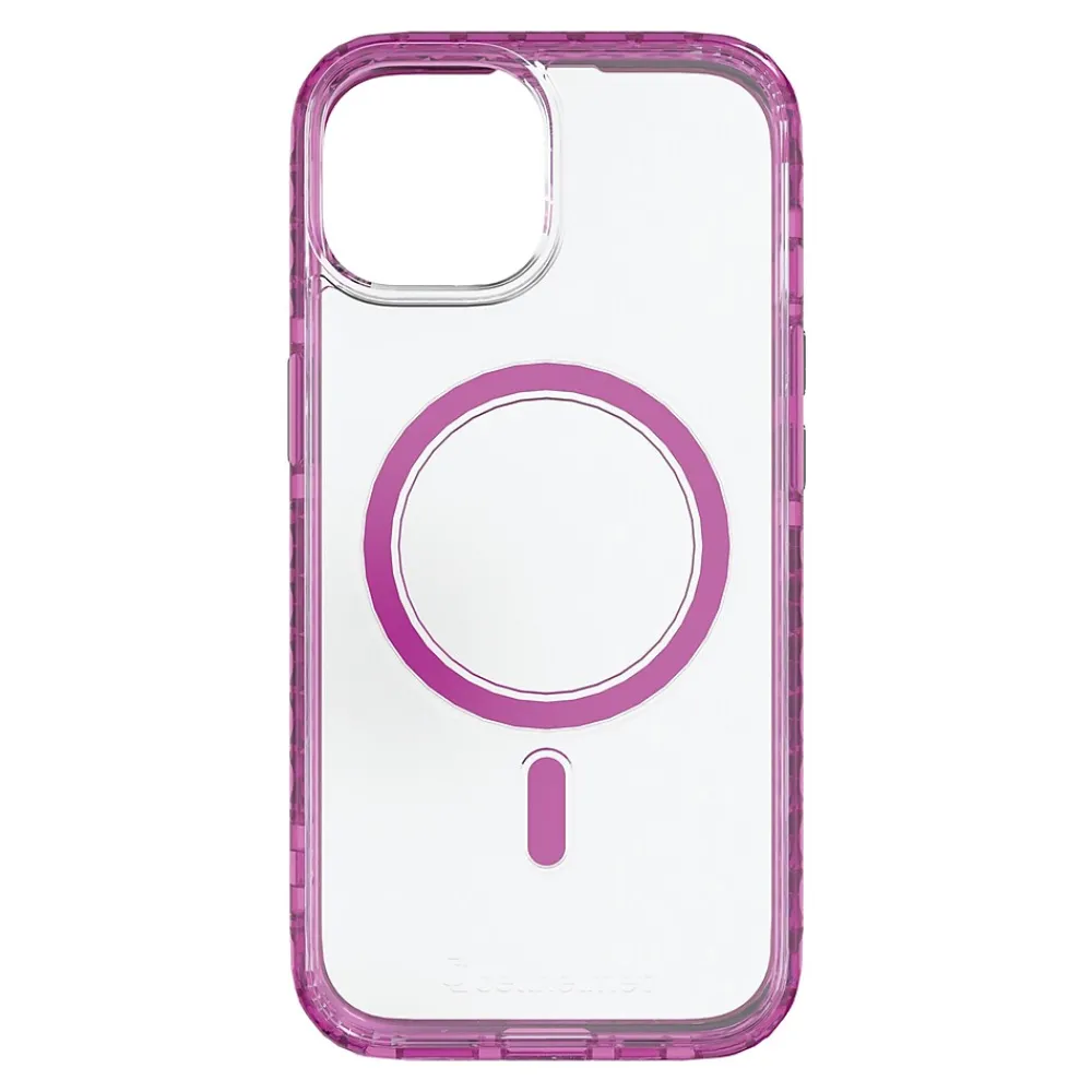 cellhelmet Magnitude Series MagSafe Phone Case for iPhone 15 (6.1"), Vivid Magenta (C-MAG-i15-6.1-MAG)