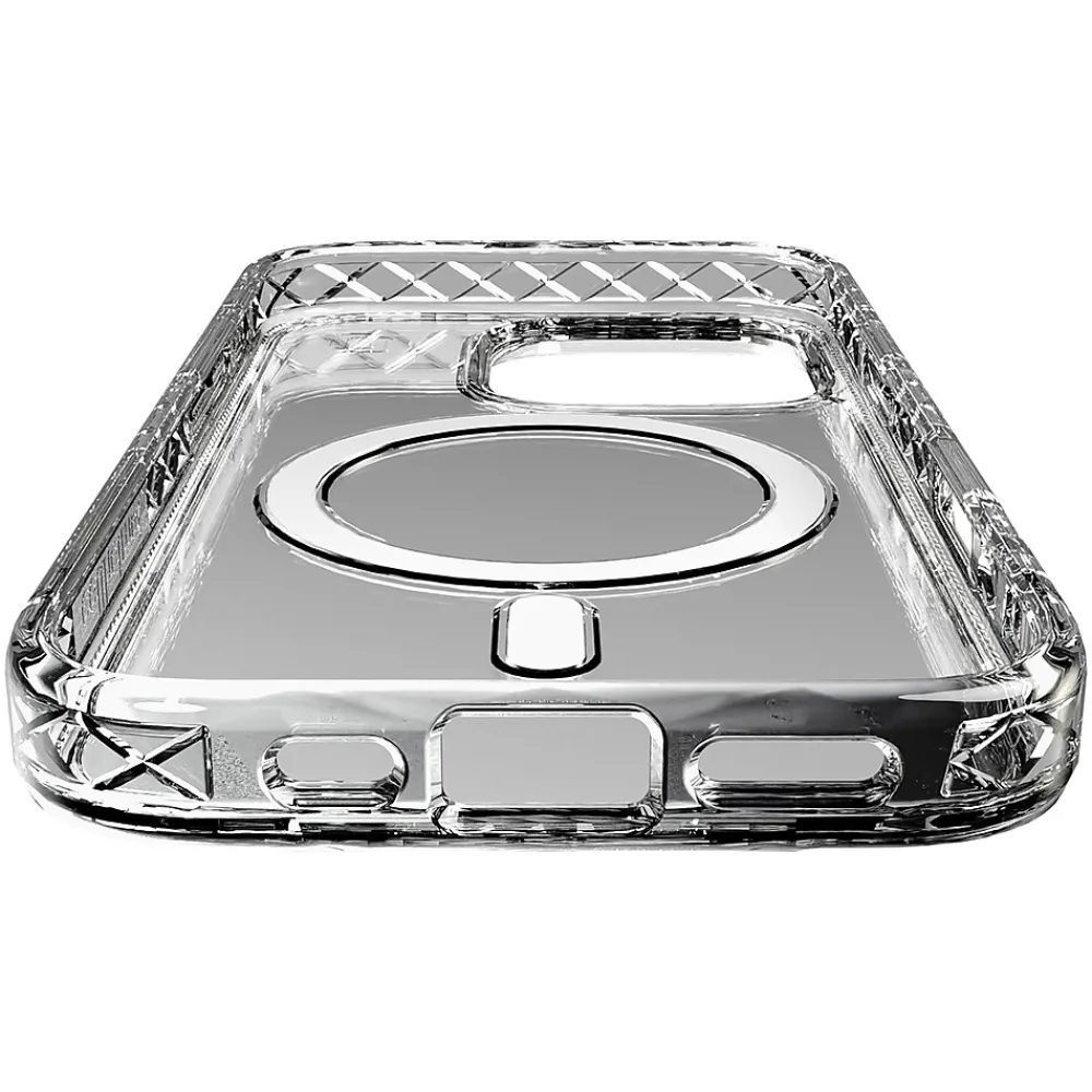 cellhelmet Magnitude Series MagSafe Phone Case for iPhone 16 Pro, Shock Absorbing, Crystal Clear (CM-106-CC)